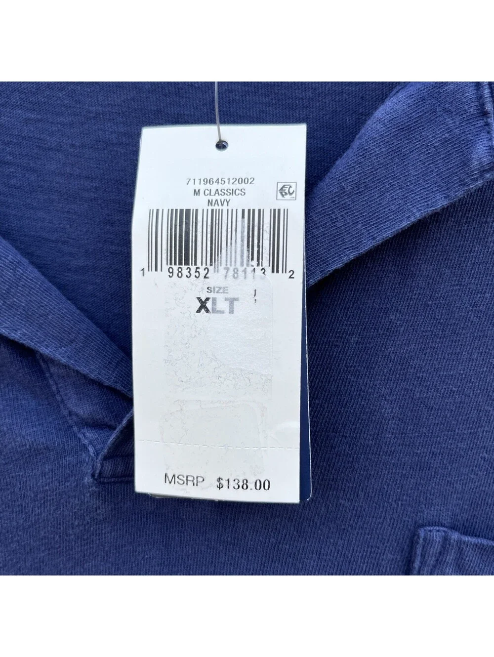NEW - Ralph Lauren Classics Polo Shirt Big & Tall Mens Size XLT - Navy $138 MSRP